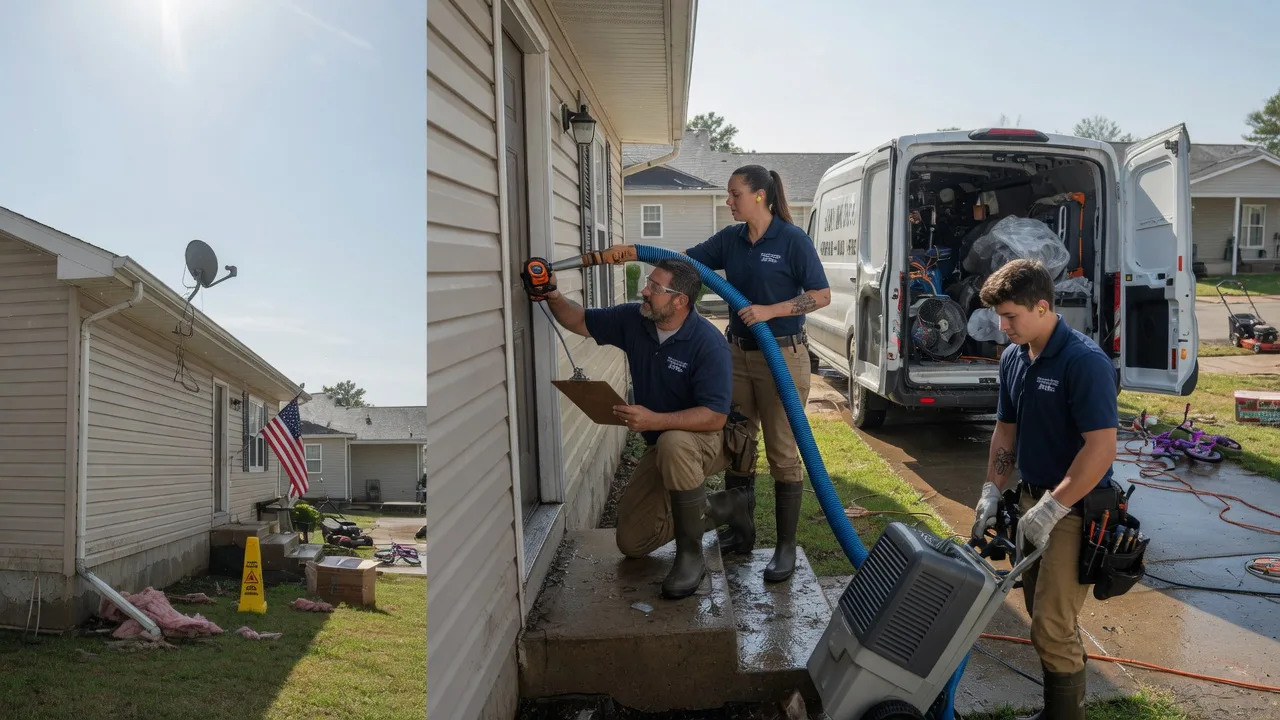 Ceiling Water Damage Restoration in Polo, IL near me